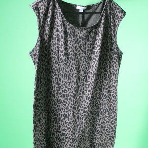 Cheetah patterned Nine West casual comfortable dress